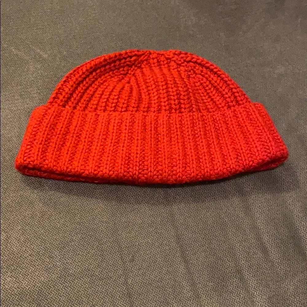 Madewell knit wool beanie.